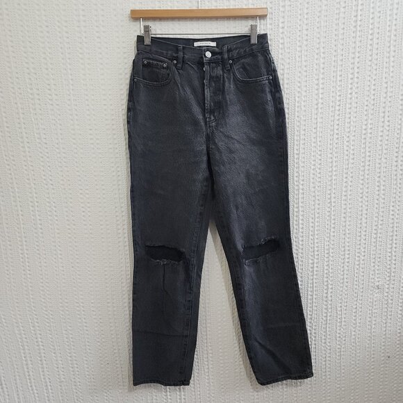 PacSun Black Distressed Dad Jeans Women's Size 26 - Picture 3 of 14